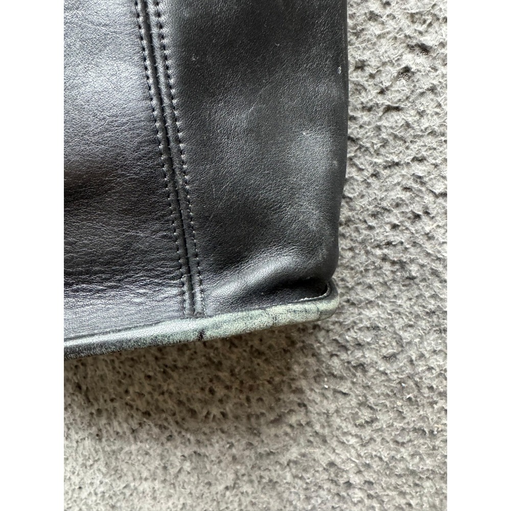 Vintage 90's Women's Coach Legacy Leather Shopper Tote Shoulder Bag Black - Picture 9 of 16